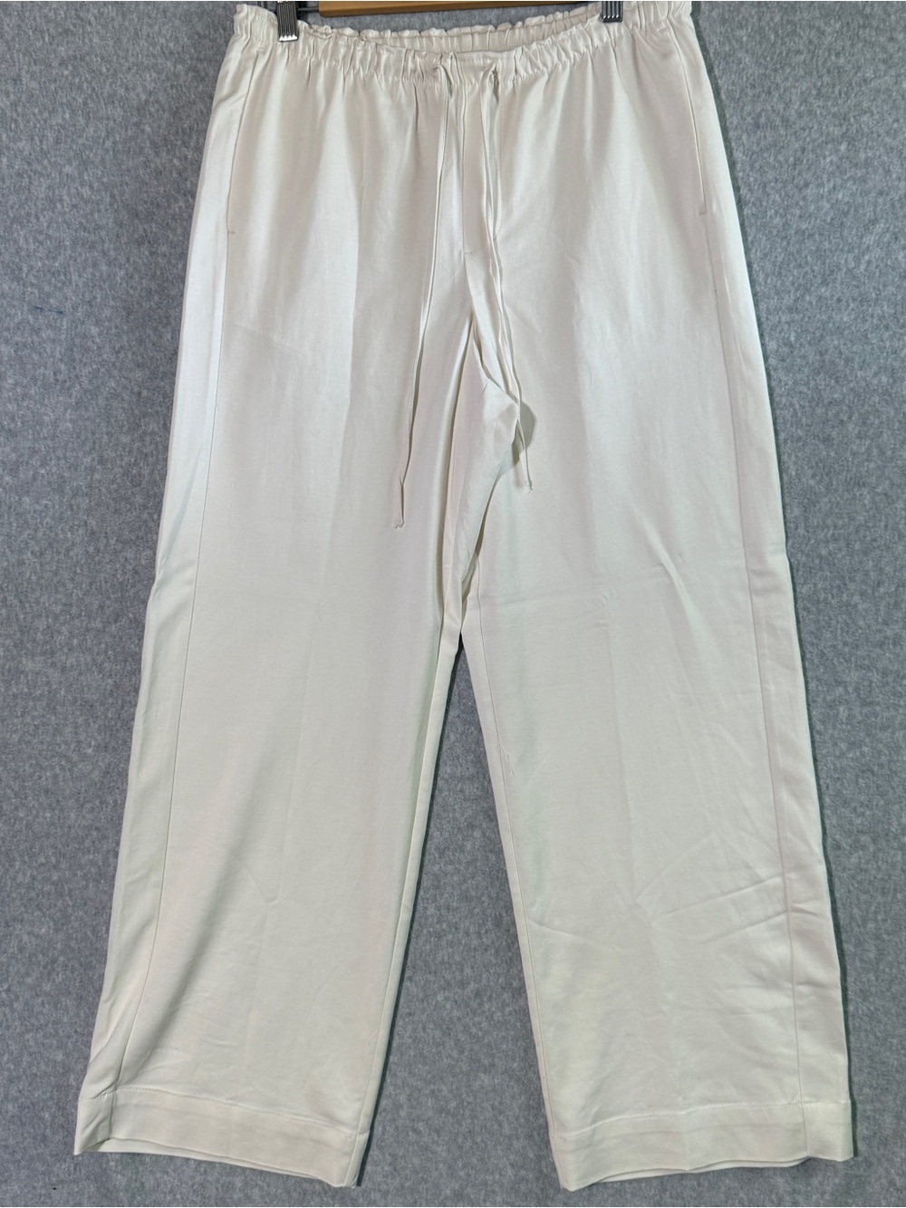 a new day Wide Leg Drawstring Pants in Cream